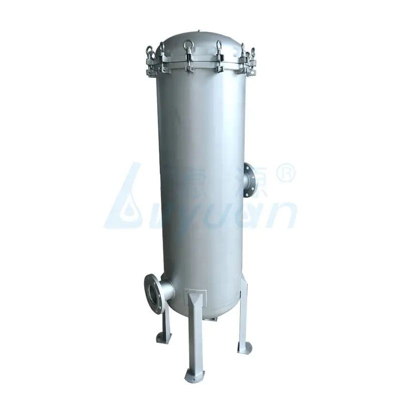 High filtration ss304 ss316 cartridge housing stainless steel filter housing for ro water plantpre treatment