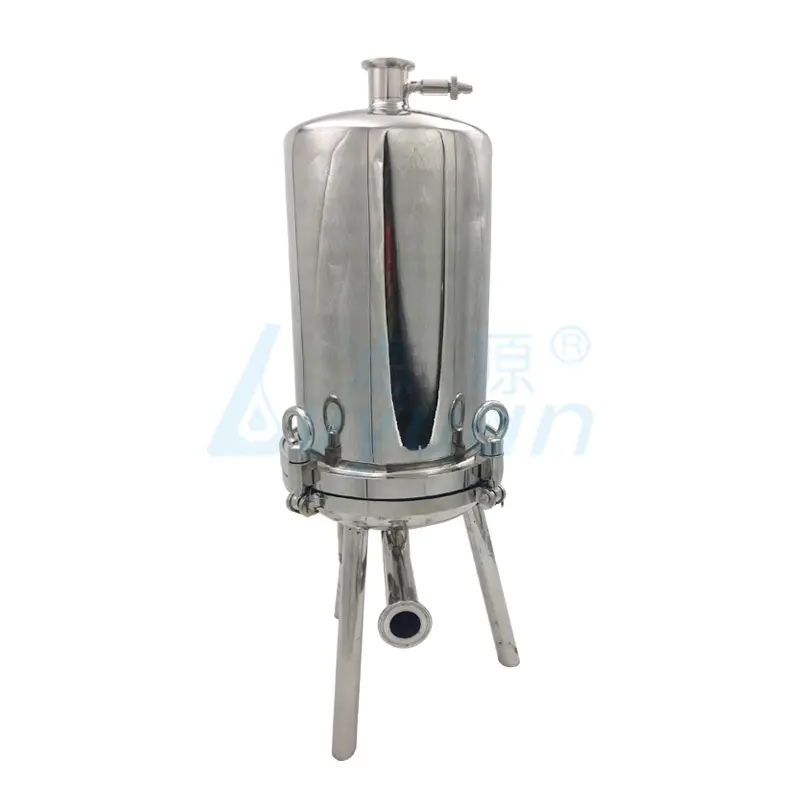 Single Cartridge Water Filter stainless Steel 304 ss316 Material Housing 20 inch