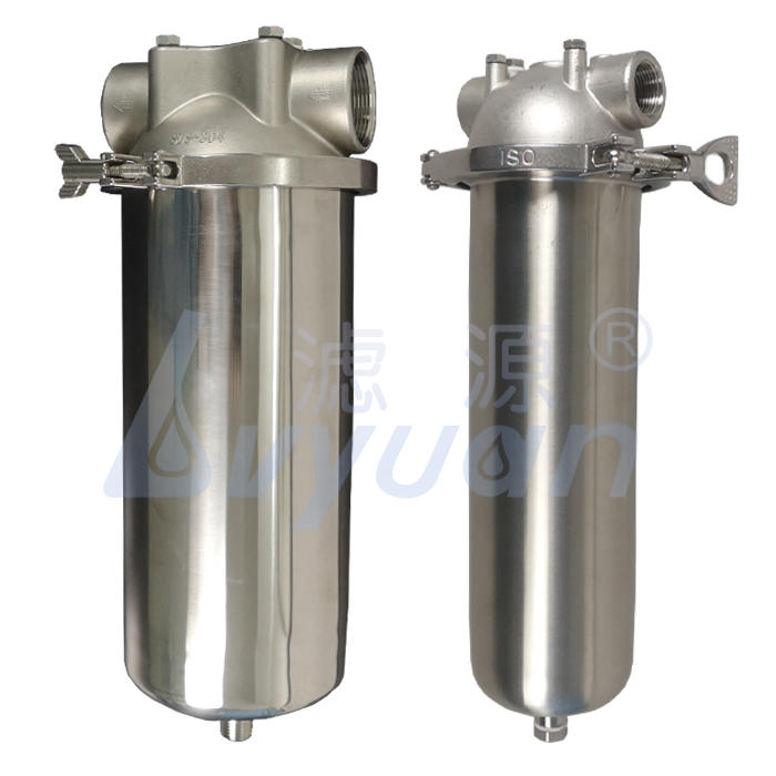 Single vessel stainless steel SS 304 316L 20 Inch oil liquid filter water treatment filter housing