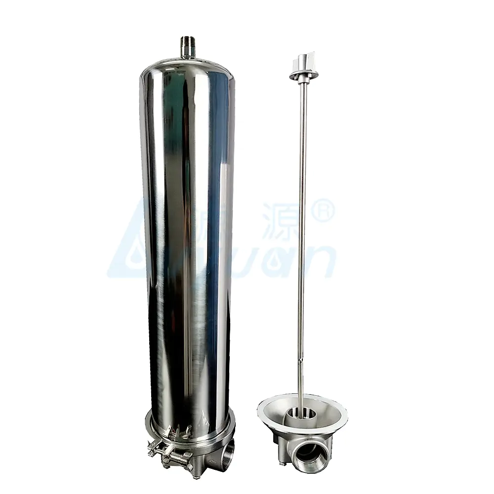 5 10 20 inch stainless steel filter housing single cartridge filter filtre water