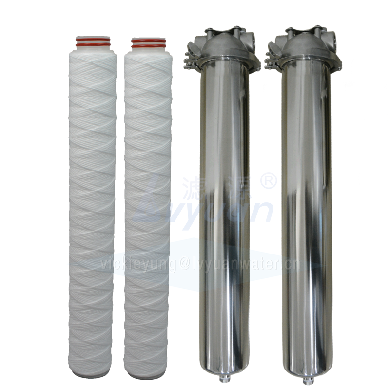 Commercial pipe line filter 3000L stainless steel 20 inch water purifier housing for wholehouse water sediment pre treatment
