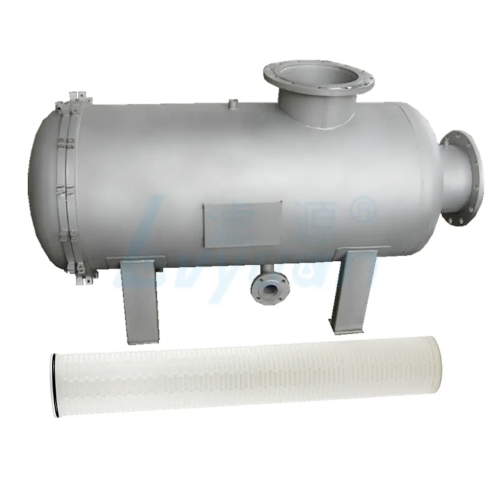 pleated filter cartridge high flow housing filtration housing ss housing for industrial liquid purification