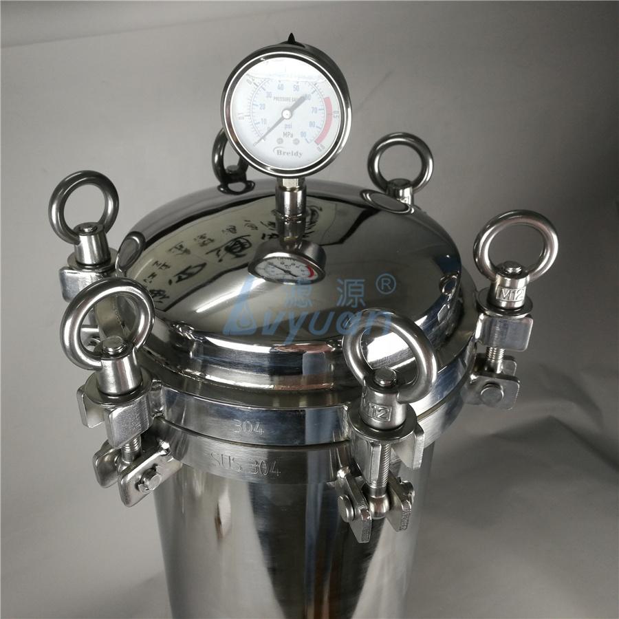 industrial RO water treatment system 20 inch stainless steel sus304 316 multi filter cartridge housing