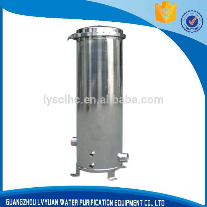SS316L or SS304 Multi element Cartridges Stainless Steel filter housing 20 30 40 inch