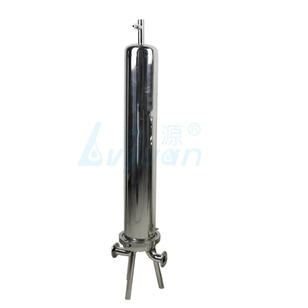 SS304/316 10'' 20 30 40 Inch Stainless Steel sanitary Cartridge Filter Housing for Sterile Filtration