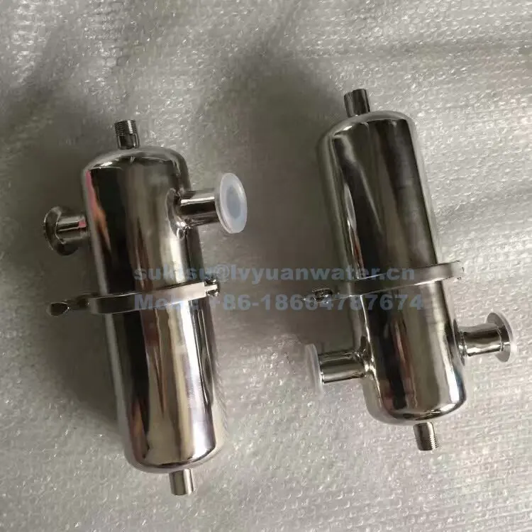 316 304 stainless steel Gas Filter Housings for filtration air gas CO2 steam venting housing
