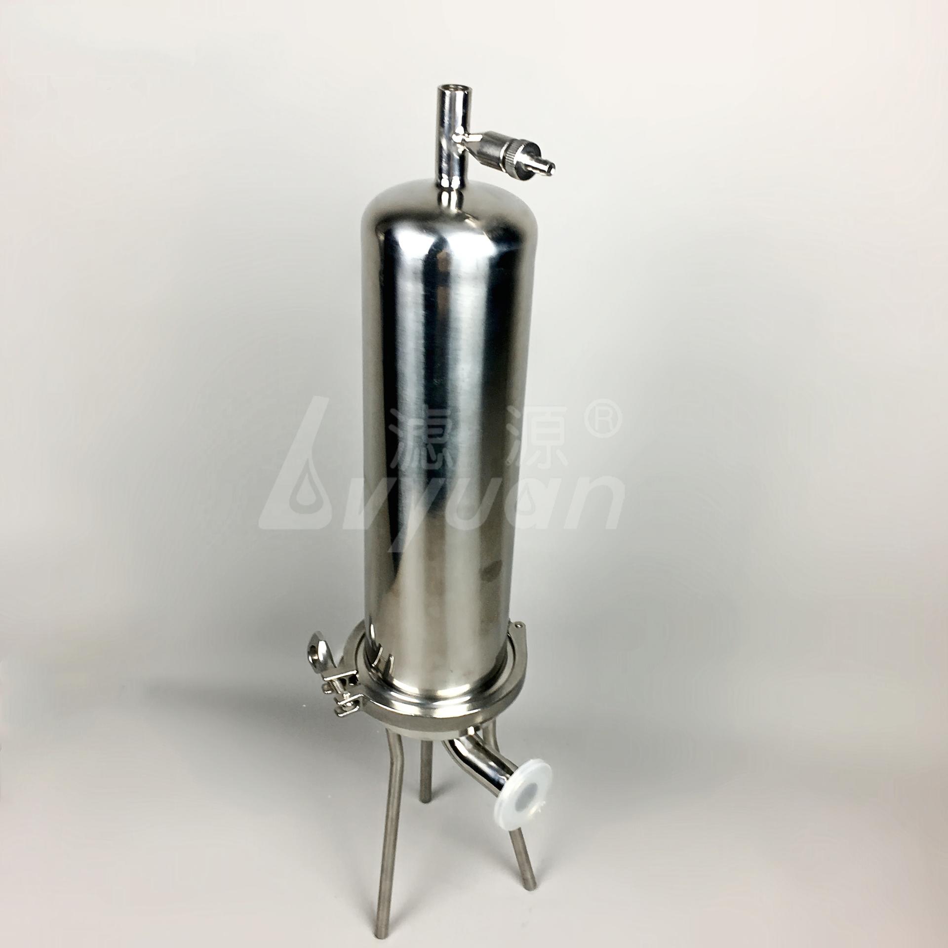 Single Cartridge Water Filter stainless Steel 304 ss316 Material Housing 20 inch