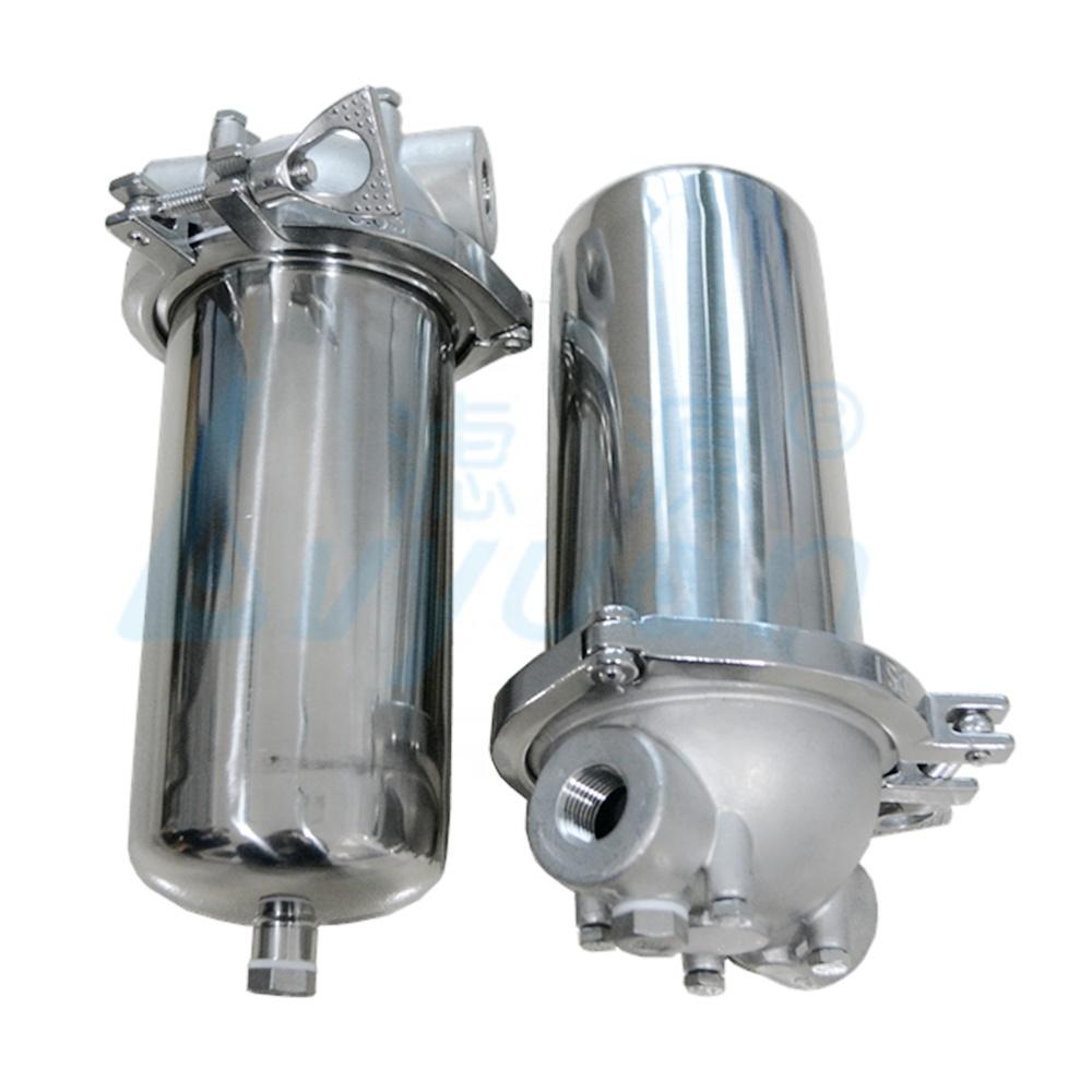 stainless steel single cartridge water filter housing ss 304 316 material housing filter for liquid filtration
