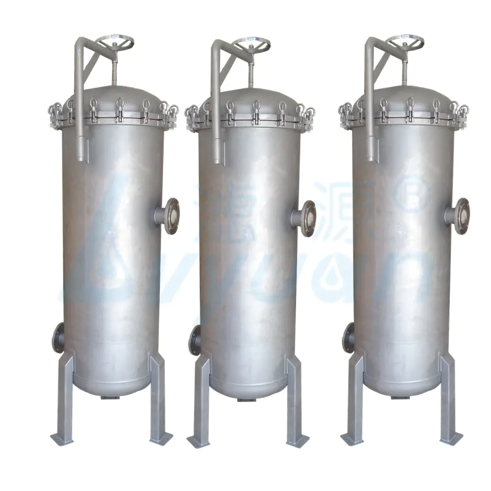 ss304 High pressure water filter housing stainless steel 316 material housing filter for Food and beverage filtration