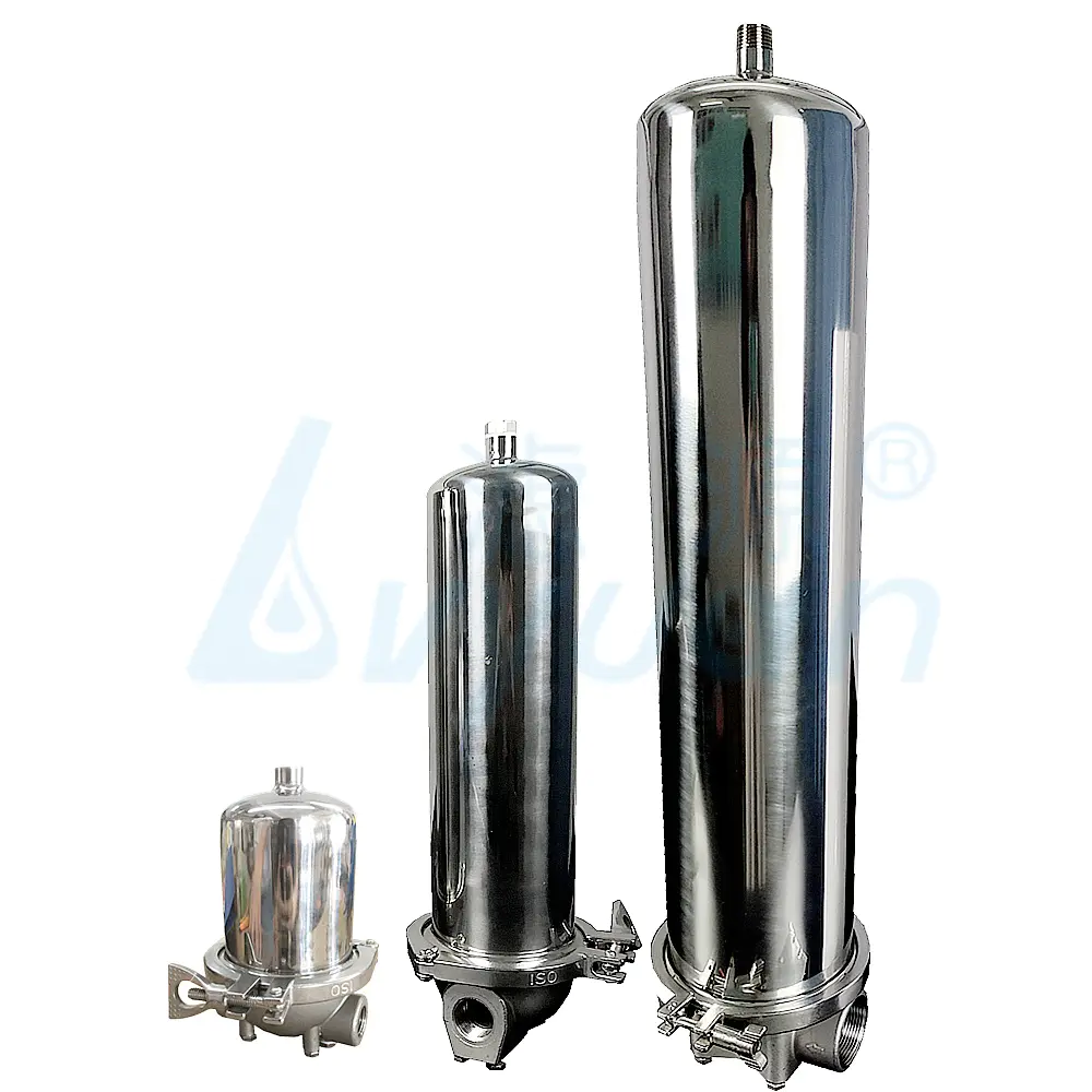 10 inch single cartridge filter housing pipe water filter/ stainless steel 304 316 filter housing for water filtration