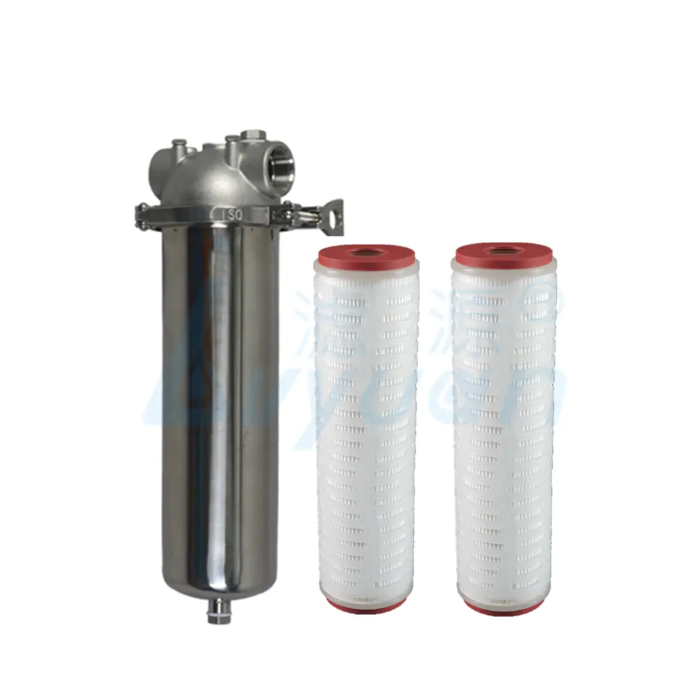 ss housing filterstainless steel cartridge filter 10 inch for bottle water filtration