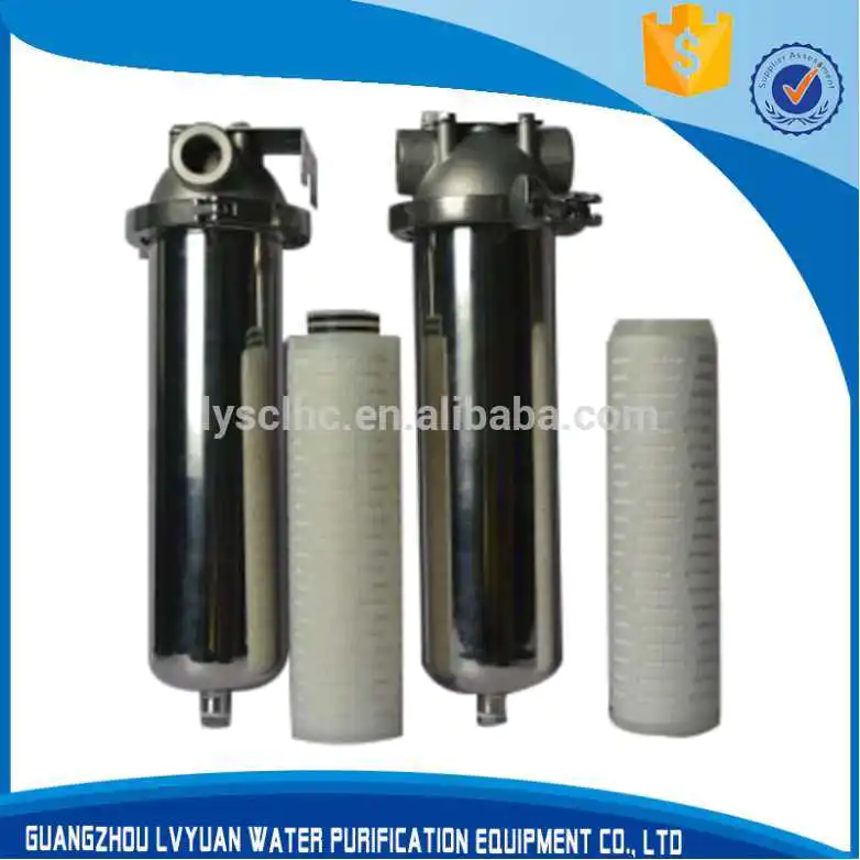 10 20 30 40 inch Single Round Cartridge filter housing SS304 SS316 stainless steel