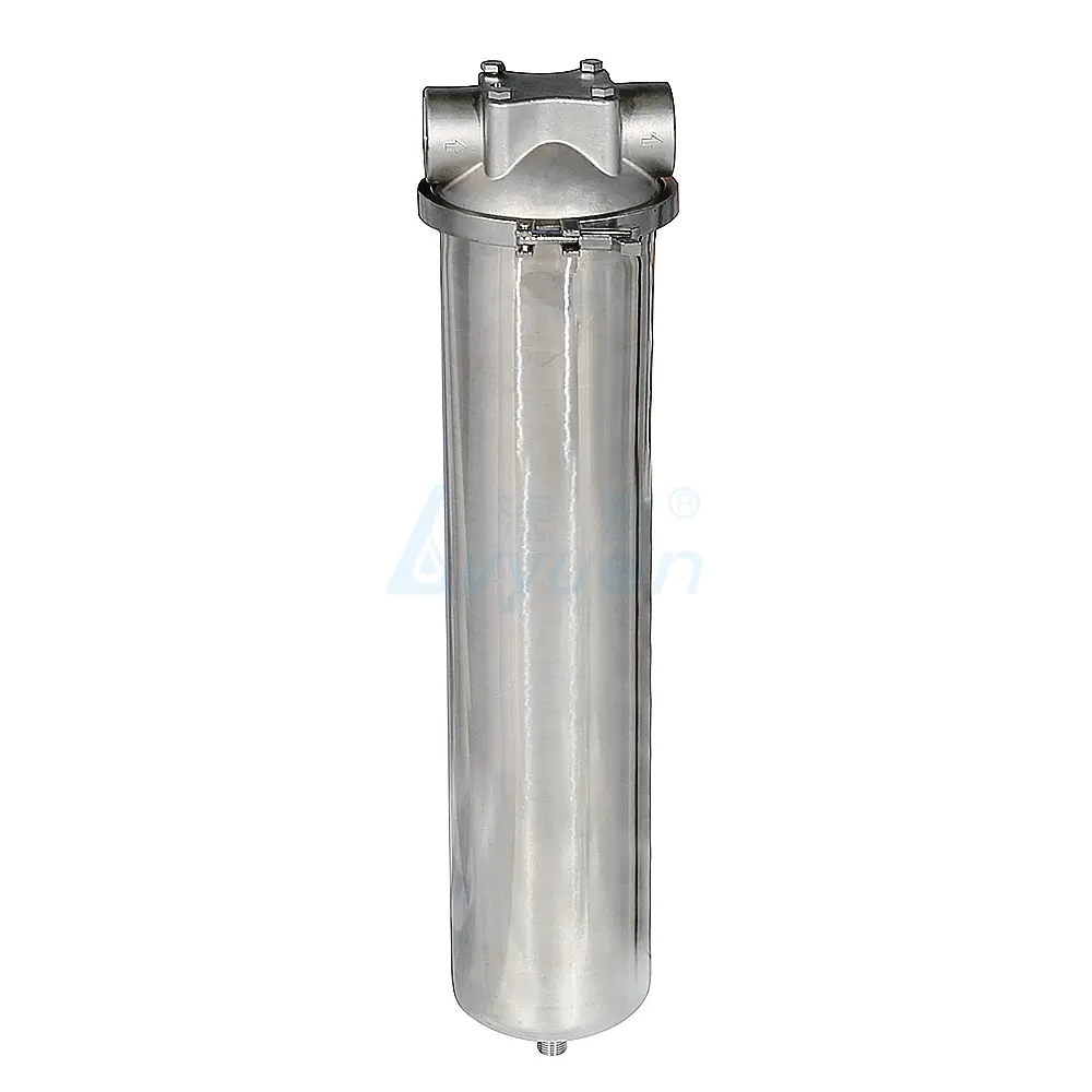 10 inch single cartridge filter housing pipe water filter/ stainless steel 304 316 filter housing for water filtration
