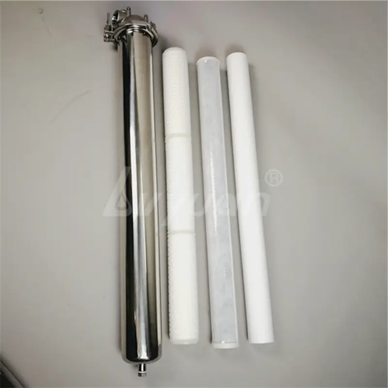 Single stage Core water Filter Chemical ink filtration stainless steel cartridge filter housing