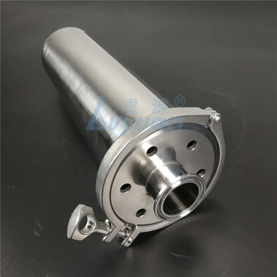 SS304/316L Sanitary 2.5 5 inch stainless steel air filter housing for gas sterile
