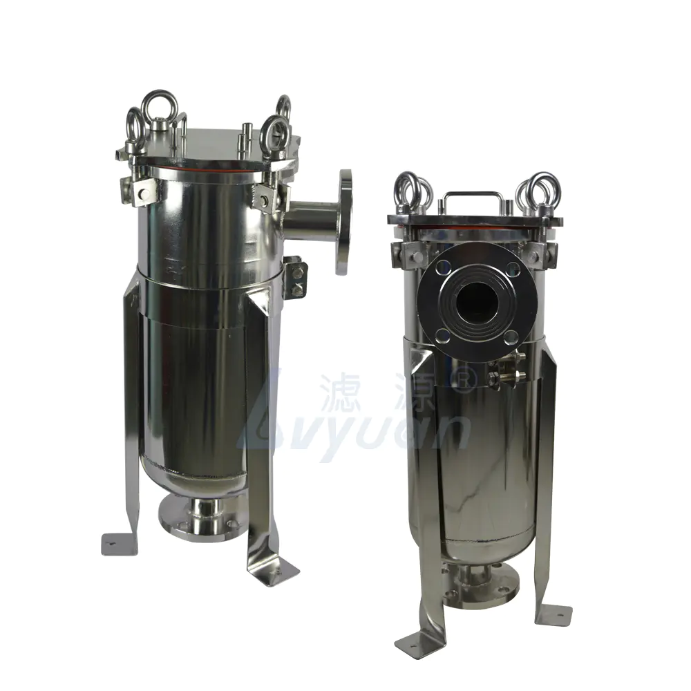 Stainless steel housing system 10/20/30/40 inch OEM microns cartridge water filter system with single/multi cartridge elements