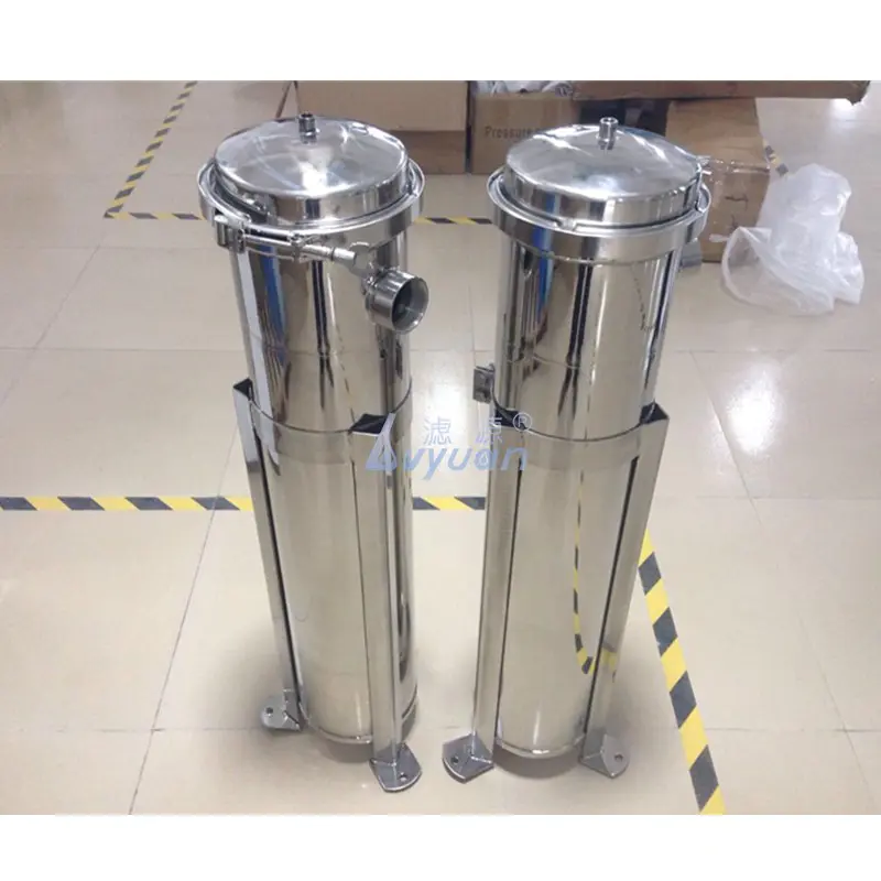 40 inch PP/Fiber glass membrane cartridge filter tank large flux water ss filter housing