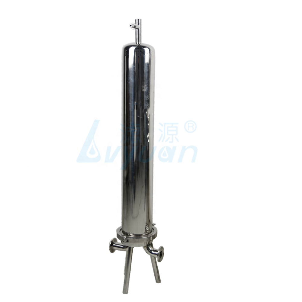 ss 304 316 food grade stainless steel 10'' 20'' filter housing with cartridge filter for water filtration