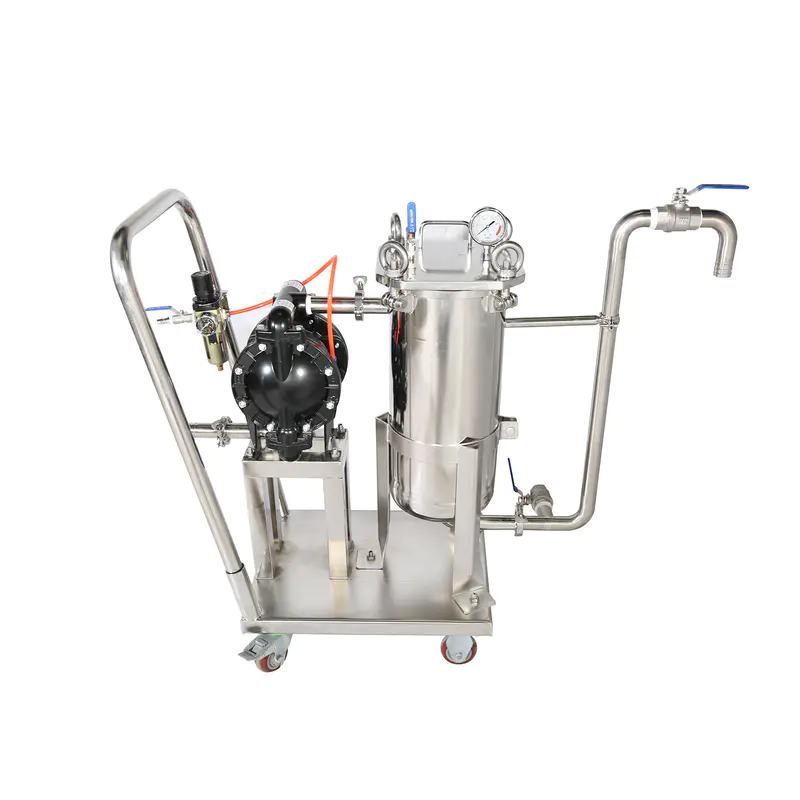 SS 304L 316lStainless steel gas filter housing gas filter machine gas filtration machine