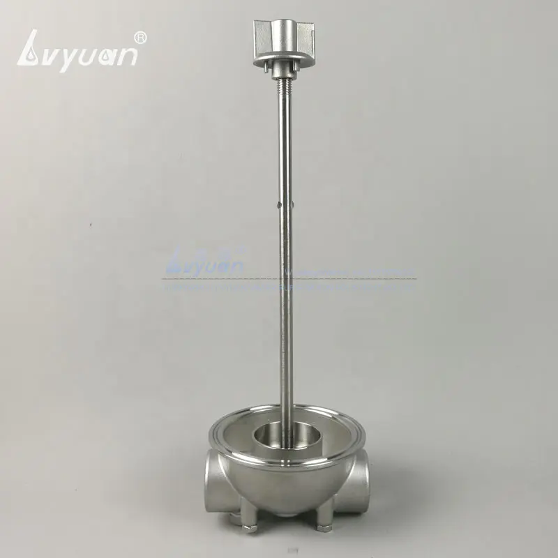 Stainless steel housing single 10 inch cartridge filter 316 liquid water filter housing for liquid oil pipeline water treatment