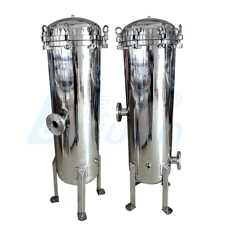 High filtration ss304 ss316 cartridge housing stainless steel filter housing for ro water plantpre treatment