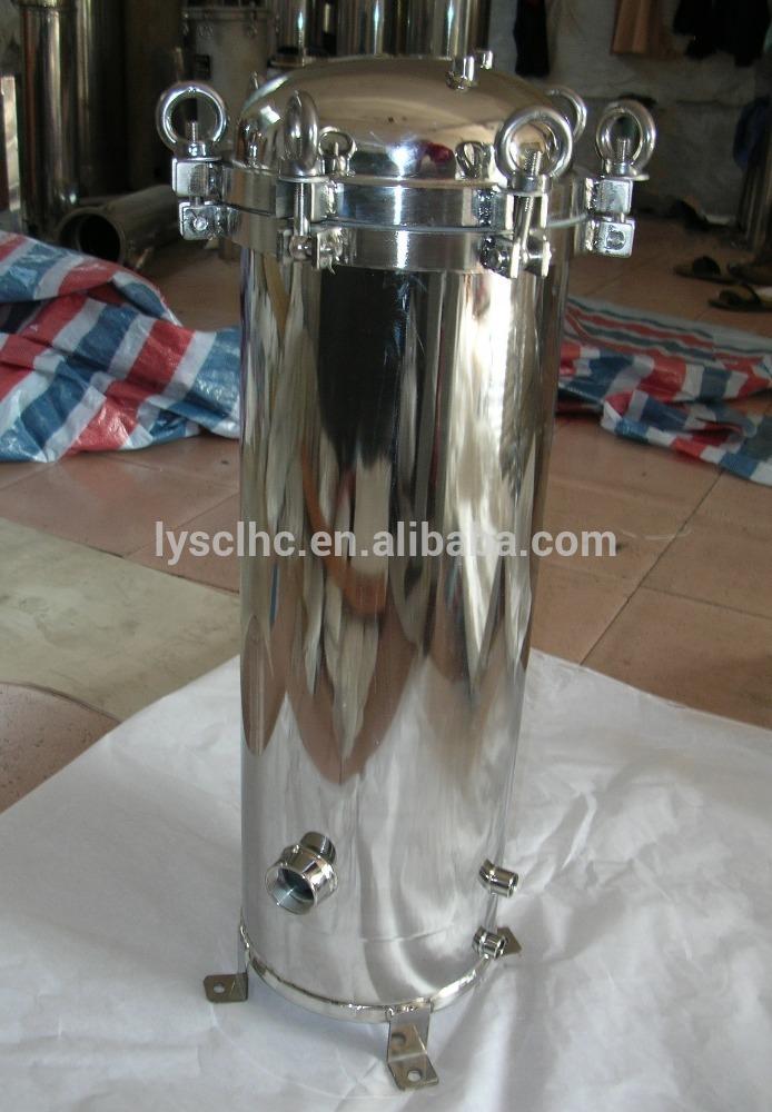 Stainless Steel Cartridge filter housing in Water Treatment Micro filter for RO plant
