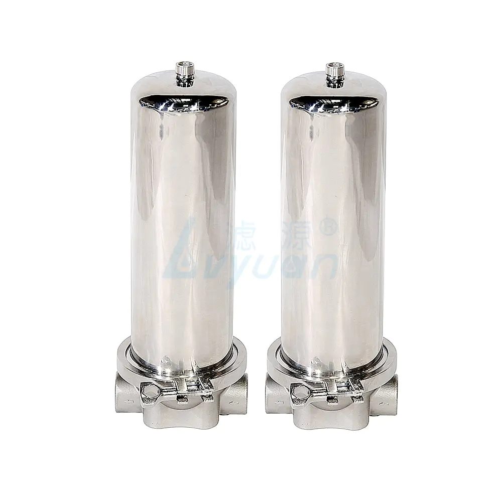 5 10 20 30 40 inch stainless steel water filter/ ss single cartridge filter housing for liquid filtration