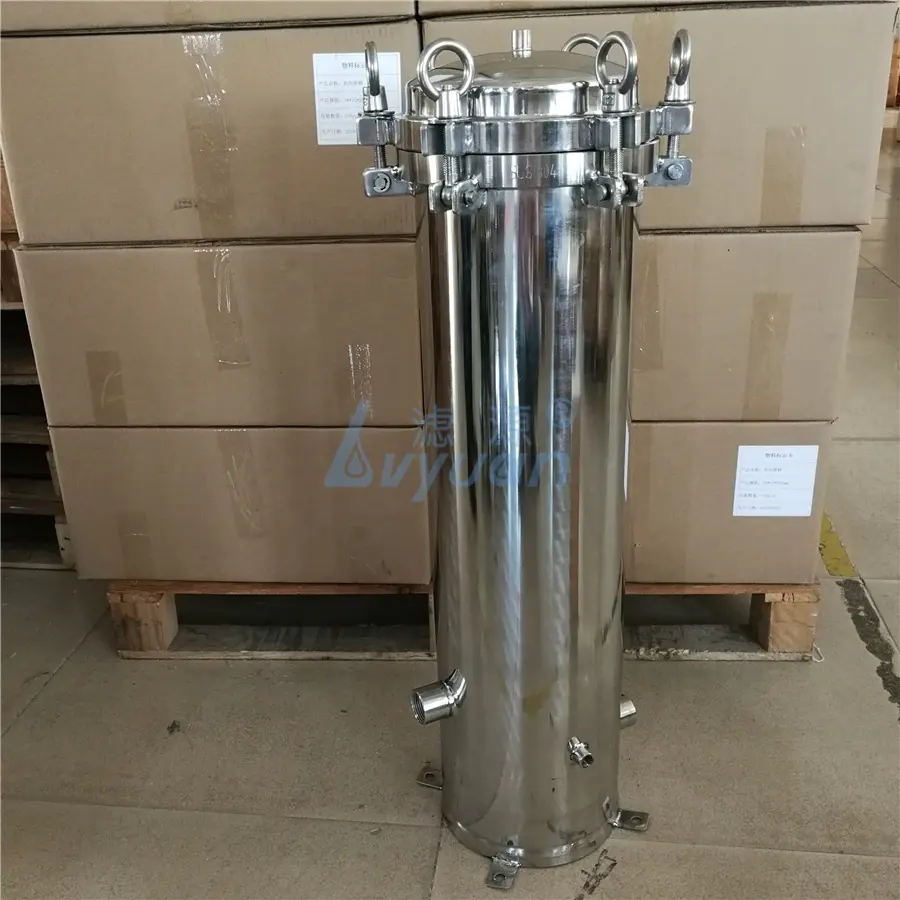 Industrial High Flow water Filter SS cartridge Housing Activated Carbon Filter Tank for water purification system