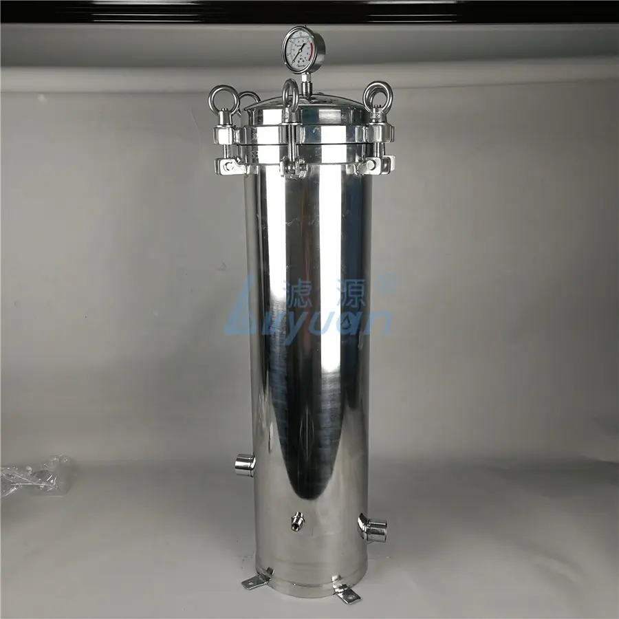 High Pressure Stainless Steel Water Cartridge Filter Housing for Liquid treatment equipment