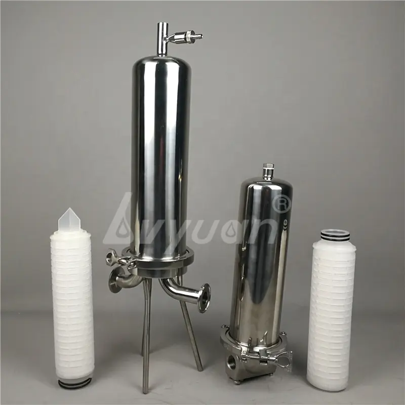 custom 222 226 DOE adaptor Cartridge filters Stainless Steel 304 Single Filter housing for final filtering