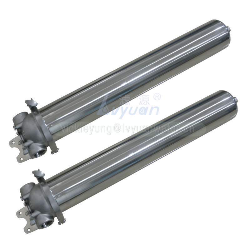 Stainless steel housing system 10/20/30/40 inch OEM microns cartridge water filter system with single/multi cartridge elements