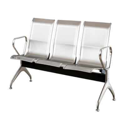 hot sale airport waiting chair stainless steel waiting chair public seating bench