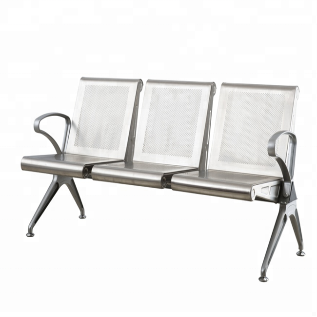 stainless steel waiting chair factory price airport chair public hospital waiting bench