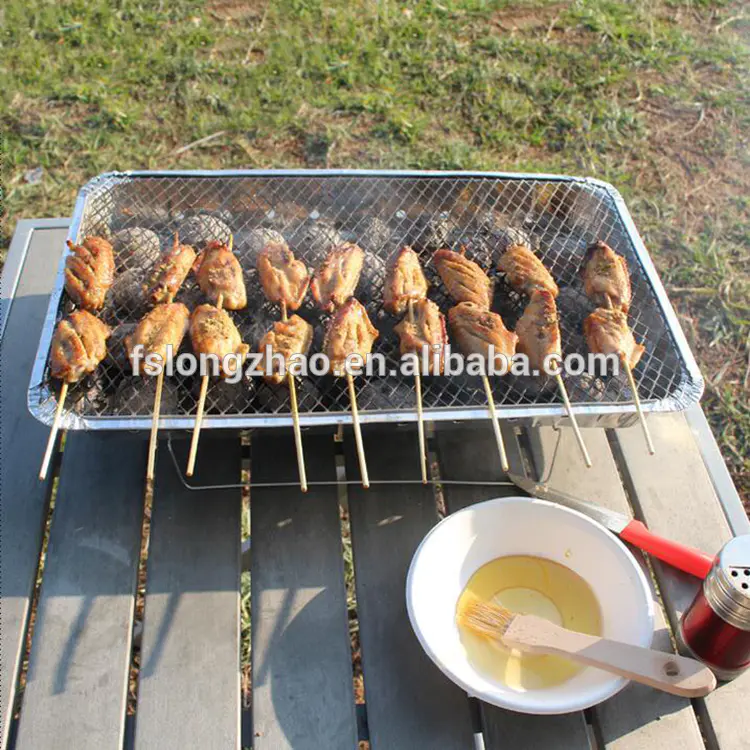 500gram charcoal britteque disposable instant mini bbq grill