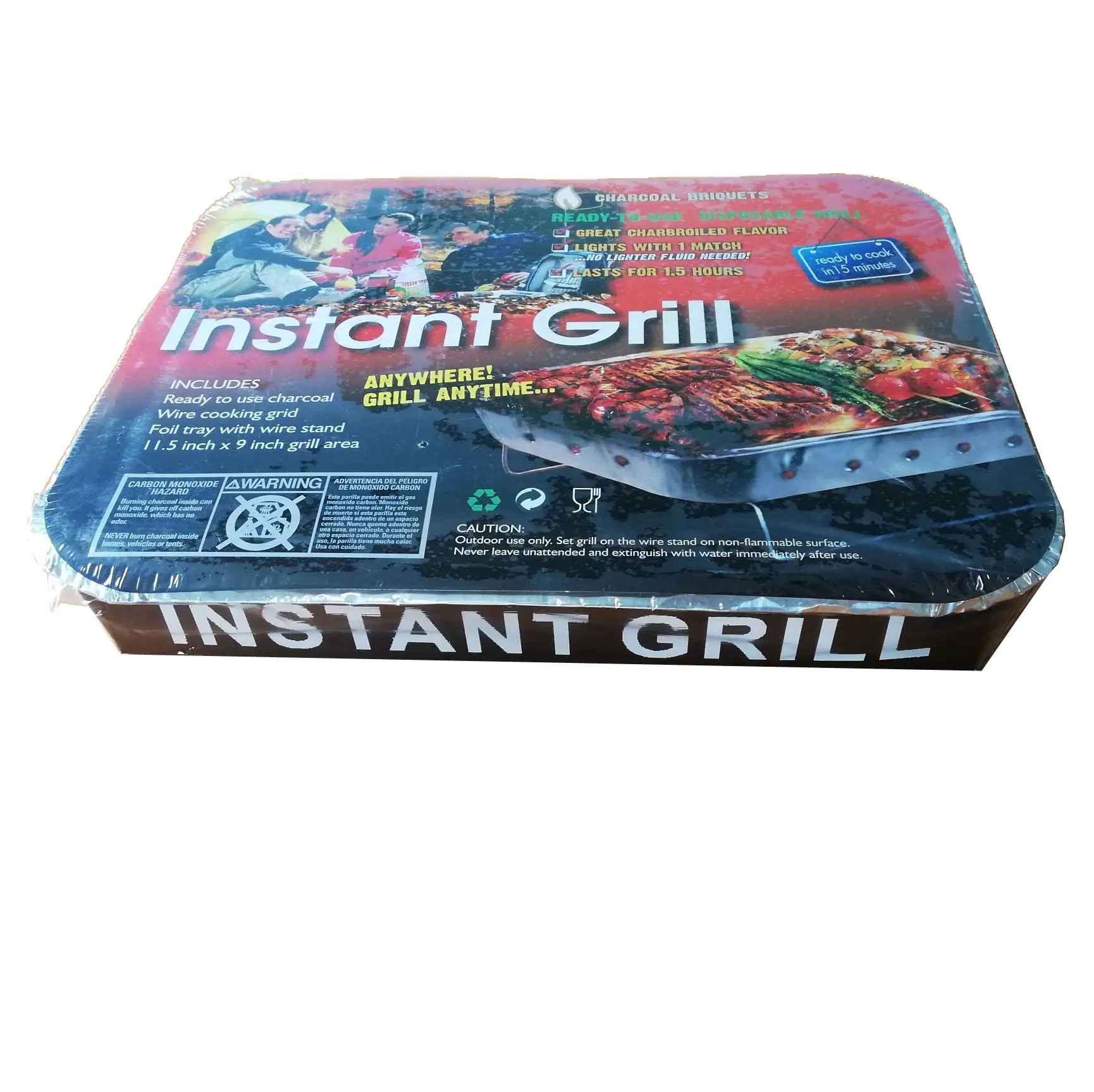 Instant BBQ Grill with strong iron stand