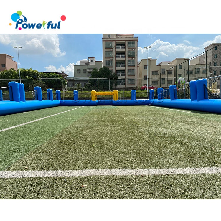 Big Customized Inflatable Football Field With Logo Inflatable Soccer Field for Training