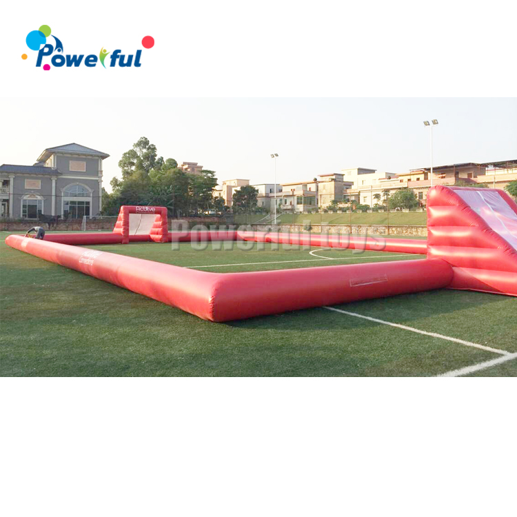 CE certificated Inflatable soapy stadium football soap soccer field for sale