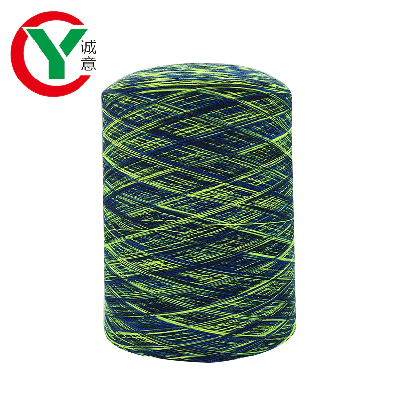 high quality 55% acrylic 45% cotton blended space dyed yarn