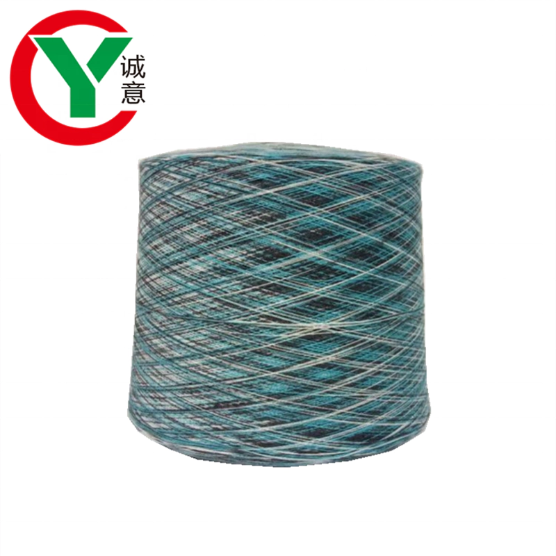 Factory hot sales weaving used modacrylic cotton blended yarn