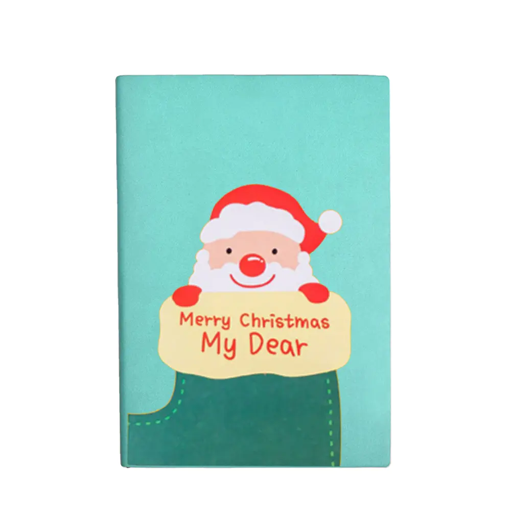 A5 Children's Christmas School Soft Covers Books PU Leather Using For Notebook