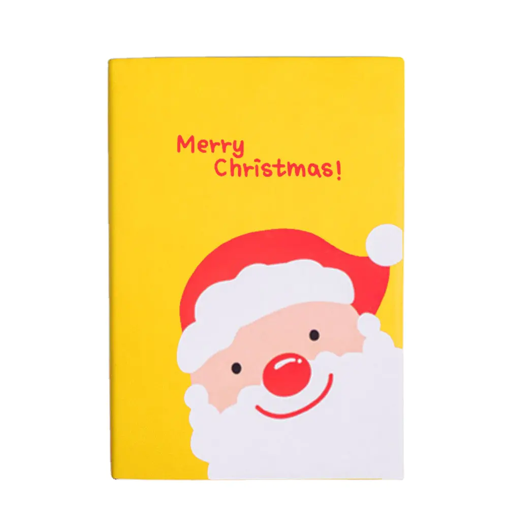 2020 A5 Christmas Coloring Soft Cover Children Book Hot PU Notebook