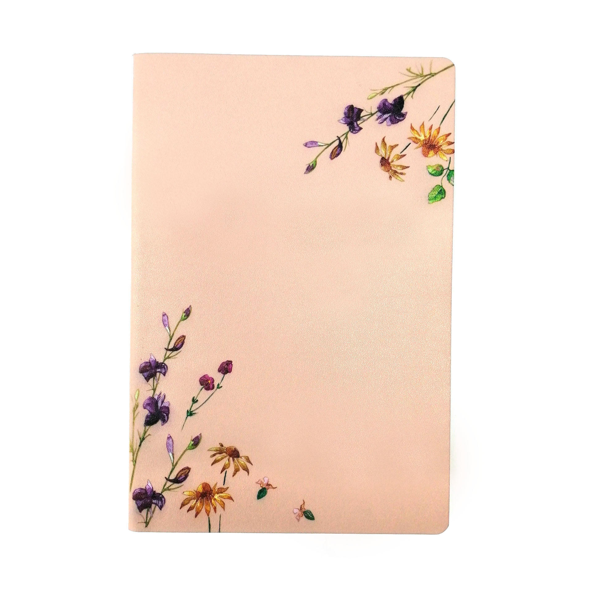 product-Original A5 Custom Printing Pink Soft Cover PU Leather Notebook With Gold Edge-Dezheng-img-1
