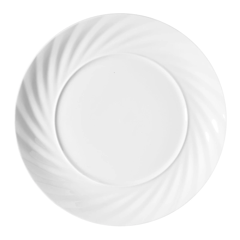 China Hotel Dinnerware Wholesale Market Supplier, Hotel Collection Dinnerware Sets, White Ceramic Plate Tableware Set*