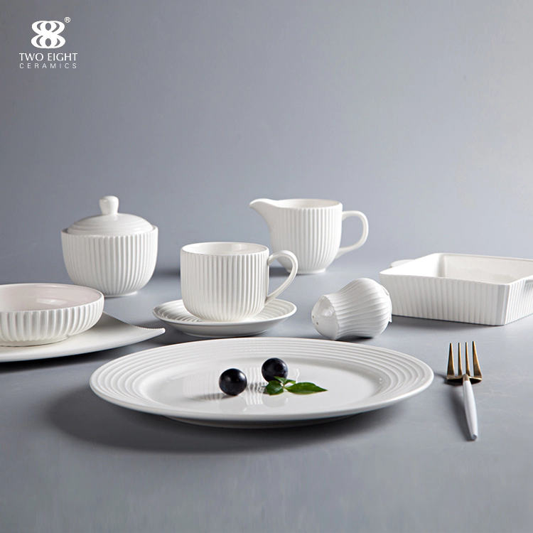 Hotel Tableware Supplierd Tableware Set Dinnerware Set Porcelain, Restaurant Modern Luxury Dinnerware