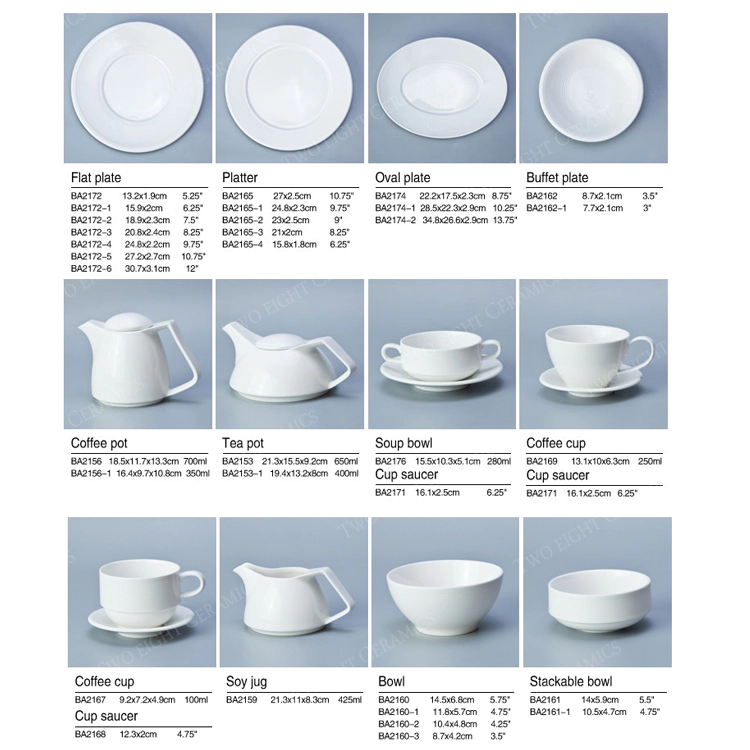 Wholesale modern dining set, italian ceramics dinner ware
