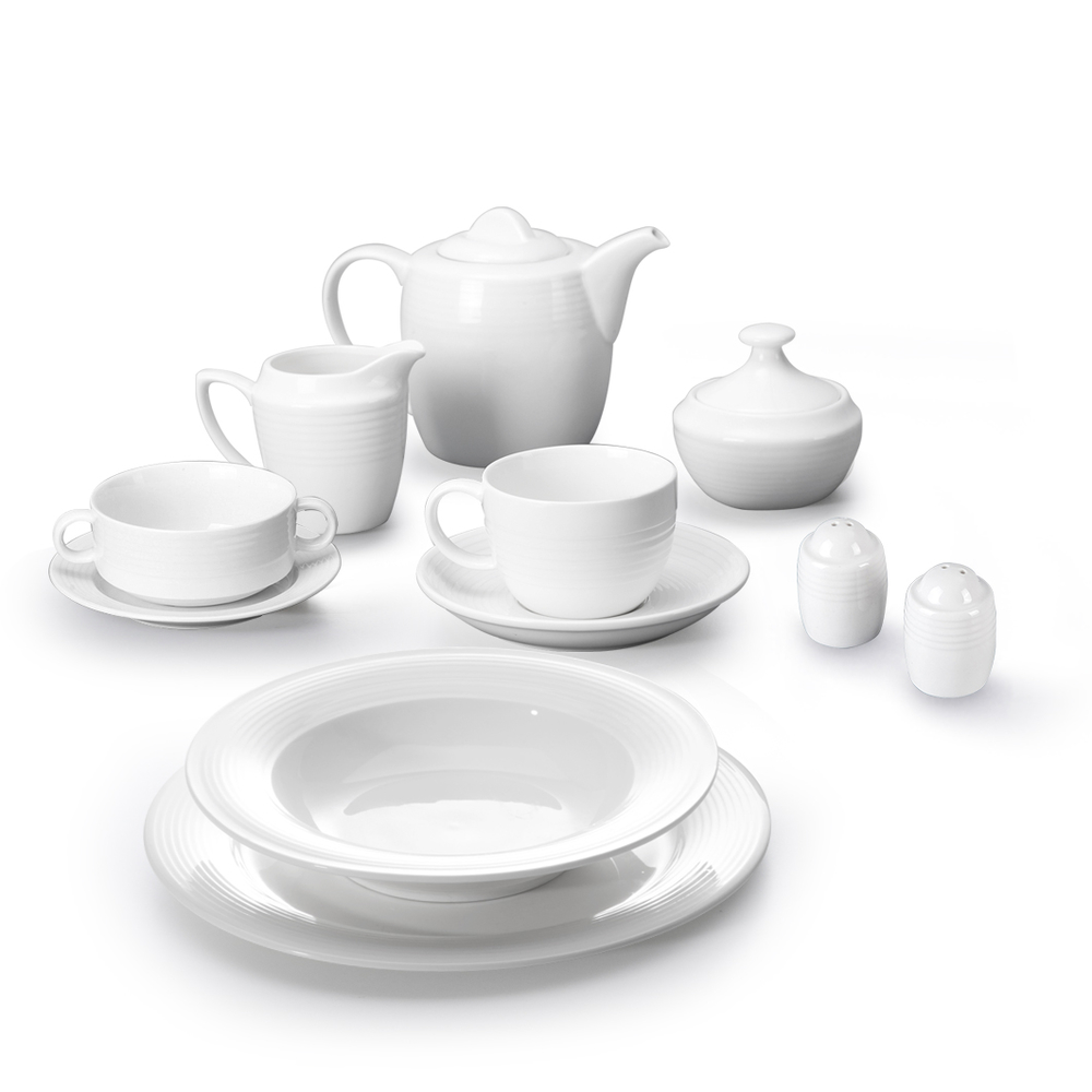 Luxury Dinnerware Sets, Good Price Porcelain Tableware, White Tableware Dinner Sets/