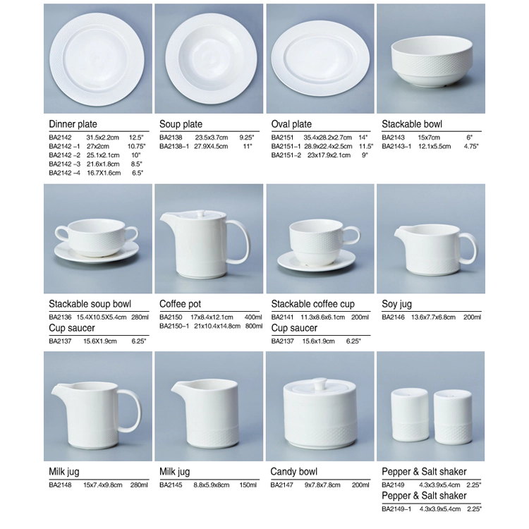 comfortable timeless tableware Modern casual tableware set tableware for restaurant