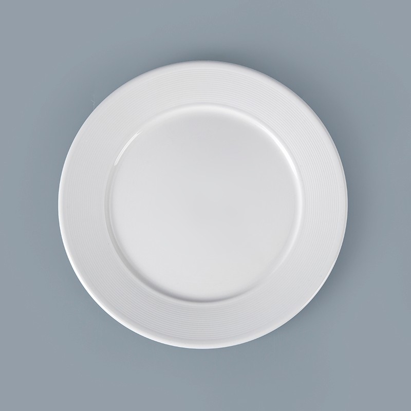 Banquet Hall SuppliesCatering Buffet Decoration Restaurant Tableware, Plain White Porcelain Bone China Hotel Ware&