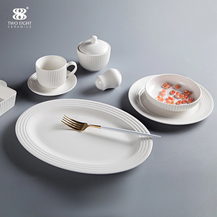Hotel Tableware Supplierd Tableware Set Dinnerware Set Porcelain, Restaurant Modern Luxury Dinnerware