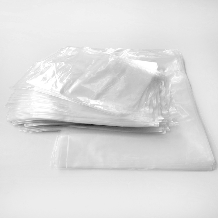 Custom printed Logo clear plastic bag pe bags